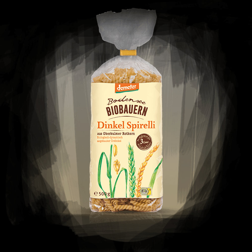 Dinkel Spirelli, Bodensee-Bio-Bauern, 12x500g – Pfluger Mosisgreut Dinkel Spirelli, Bodensee-Bio-Bauern, 12x500g – Pfluger Mosisgreut