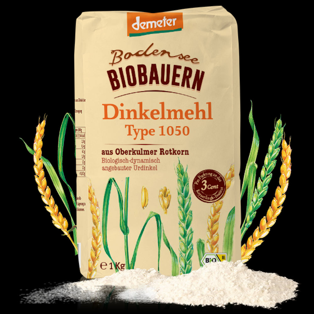 Dinkelmehl Type 1050, BodenseeBioBauern Pfluger Mosisgreut