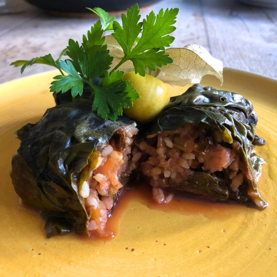 Gefüllte Mangold Rouladen