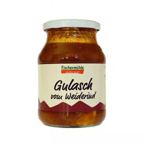 Gulasch im Glas, verzehrfertig, Fischermühle – Pfluger Mosisgreut
