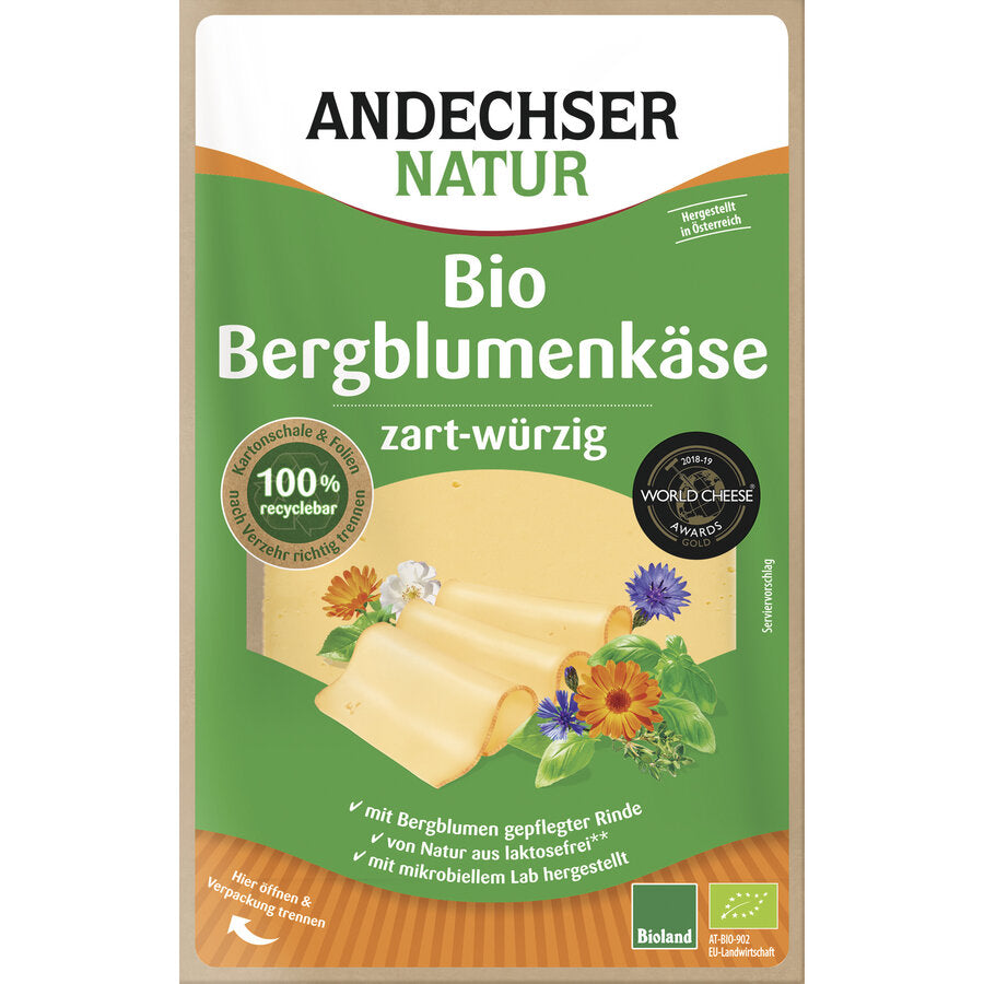 50%, Andechser, laktosefrei Pfluger – Mosisgreut Bergblumenkäse