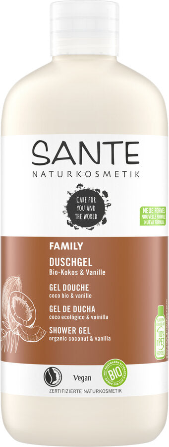 Duschgel Bio-Kokos & Pfluger Sante Vanille, Mosisgreut –